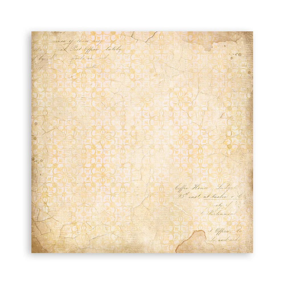 Set 22 Papeles Scrap Golden Harmony 20,3x20,3 Una Cara Stamperia - Image 8