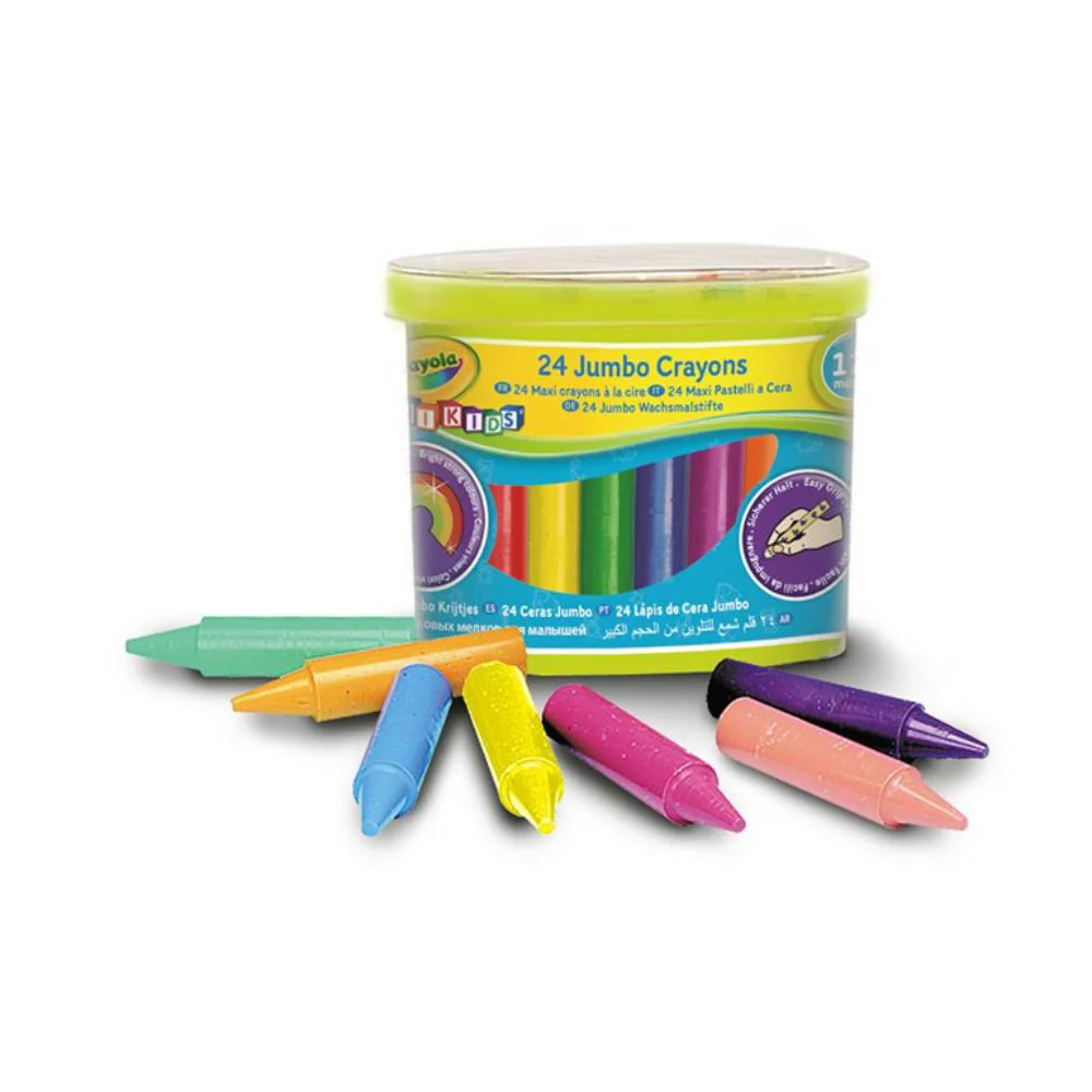 Set 24 Ceras Jumbo Lavables Crayola - Image 2