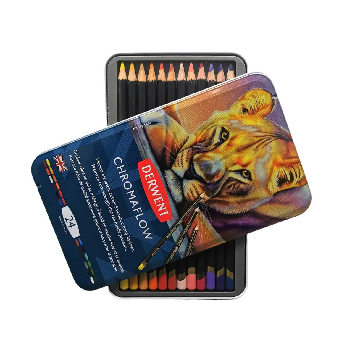 Set 24 Lápices de Colores Chromaflow Derwent - Image 2