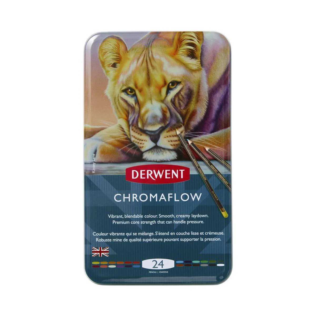 Set 24 Lápices de Colores Chromaflow Derwent - Image 3
