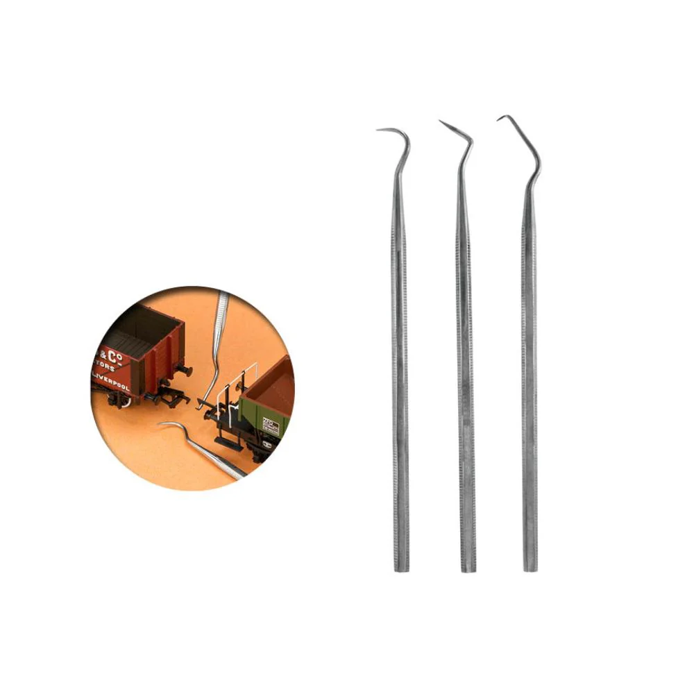 Set 3 Curetas Acero Inoxidable Vallejo