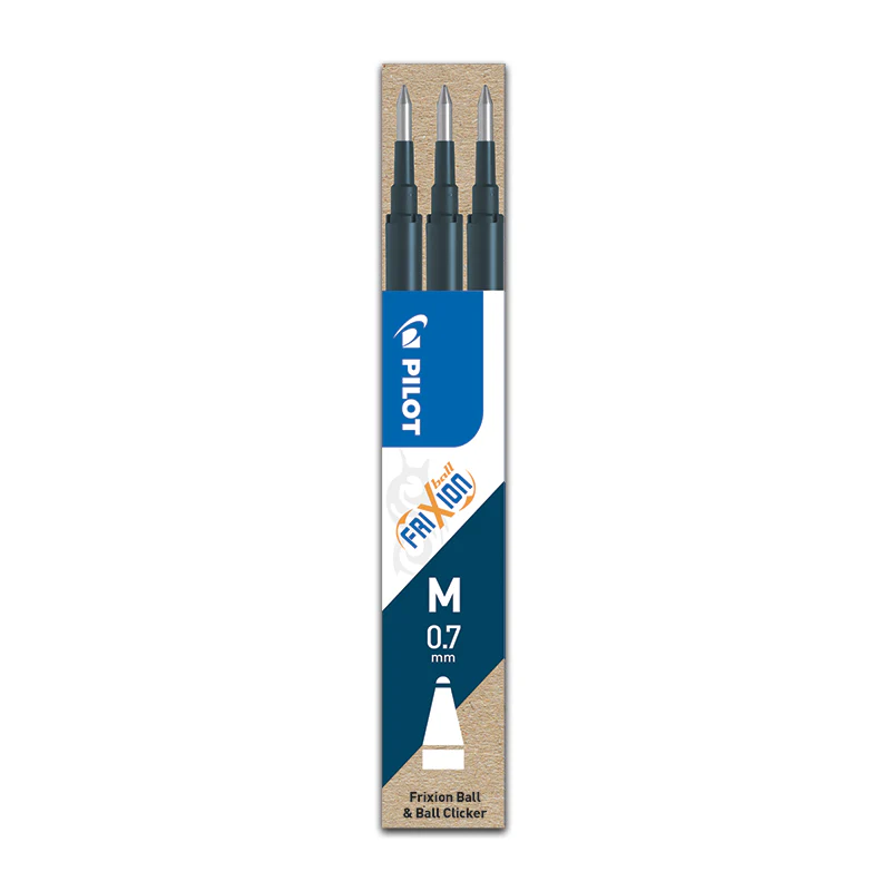 Set 3 Recambios Bolígrafo Frixion Clicker Negro
