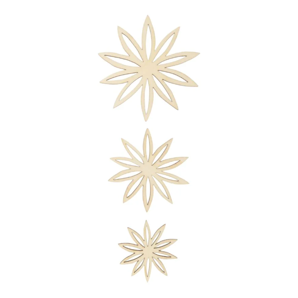 Set 3 Siluetas Madera Estrellas Colección Boho Artemio - Image 2