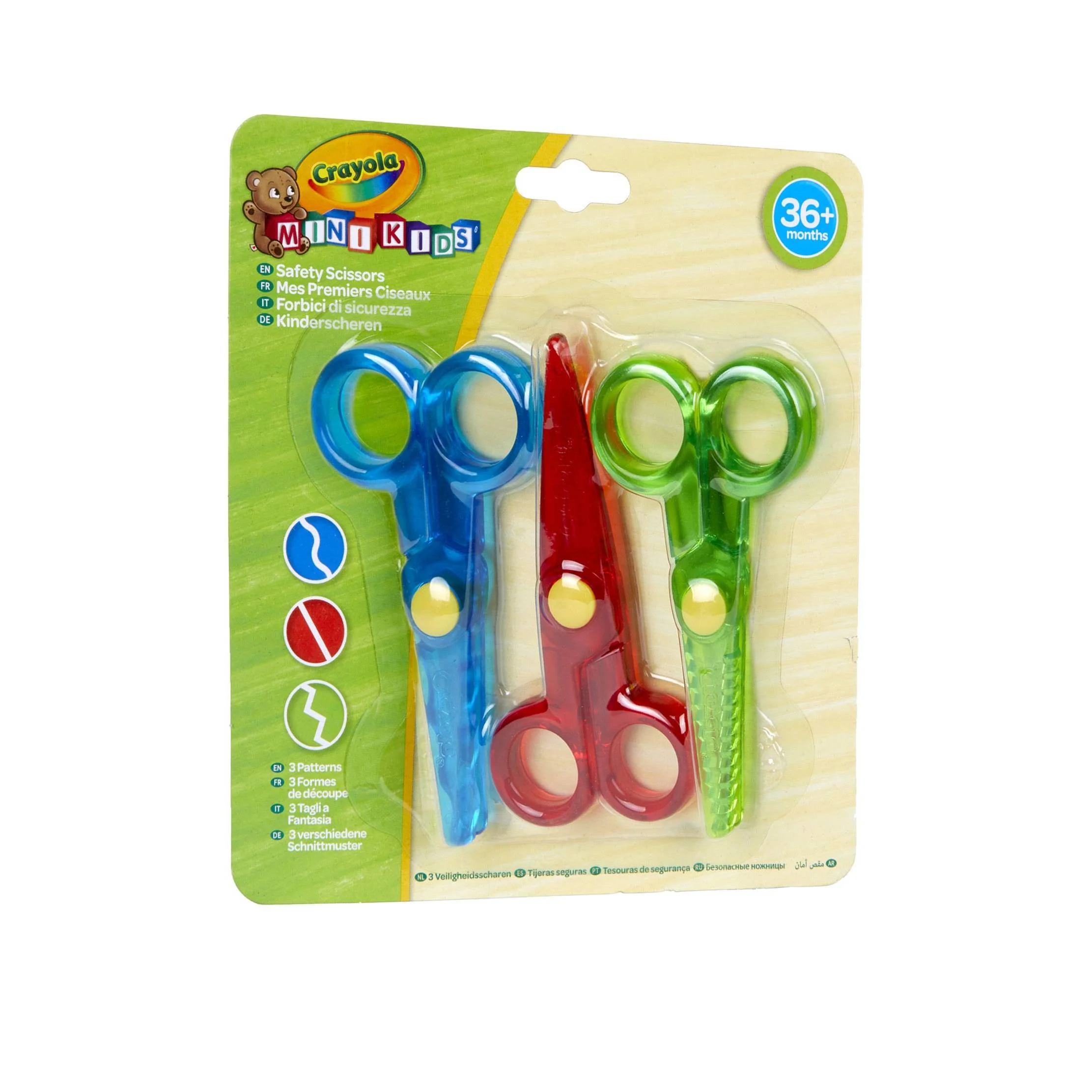 Set 3 Tijeras para Niños Crayola