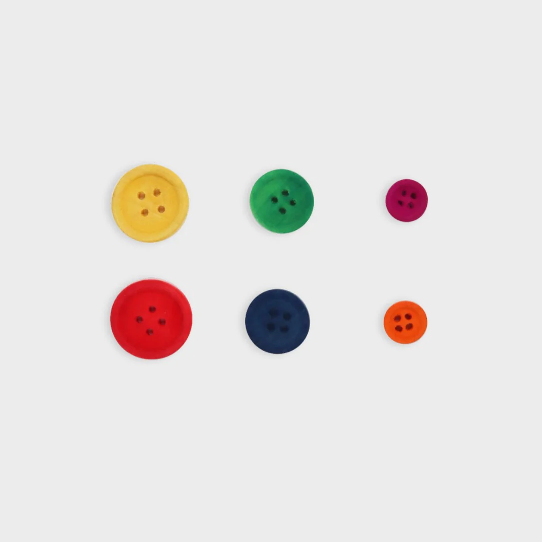 Set 30 Botones de Madera de Colores Layers Of - Image 2