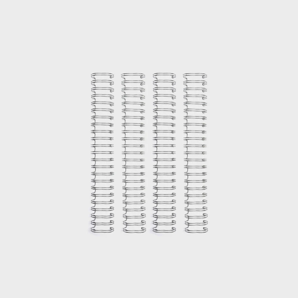 Set 4 Espirales Plata para Cinch We R Makers