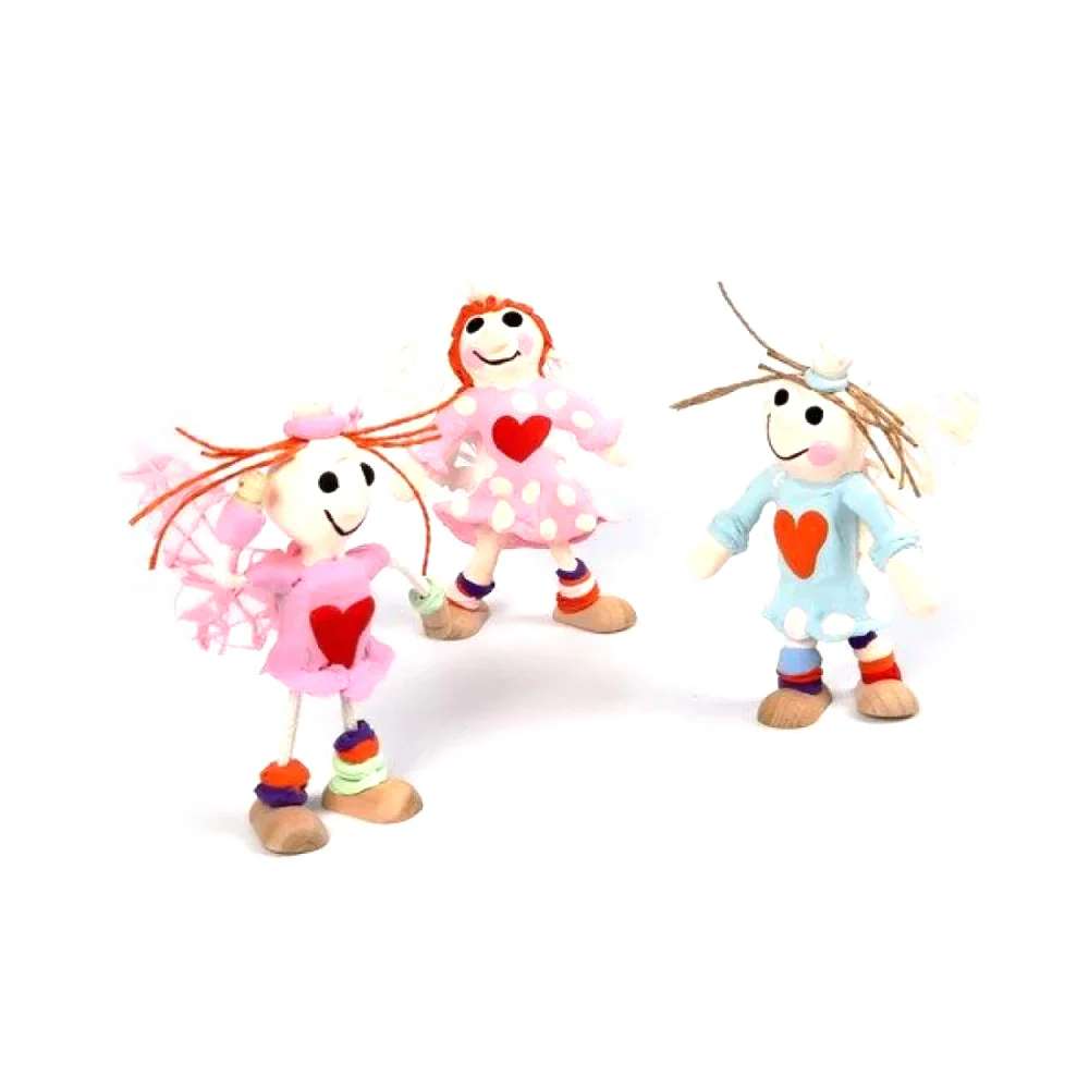 Set 4 Figuras Flexibles Madera - Image 4