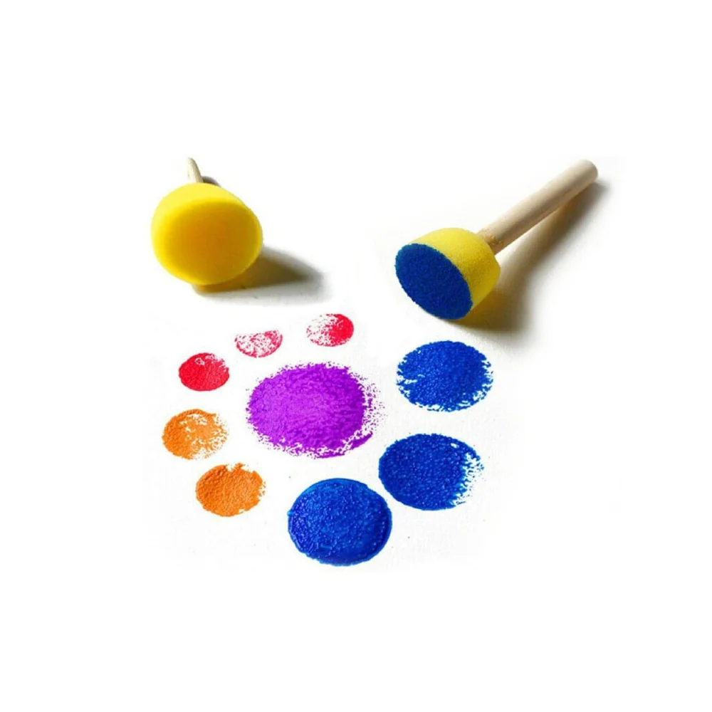 Set 4 Pinceles de Espuma Redondos Art Creation - Image 2