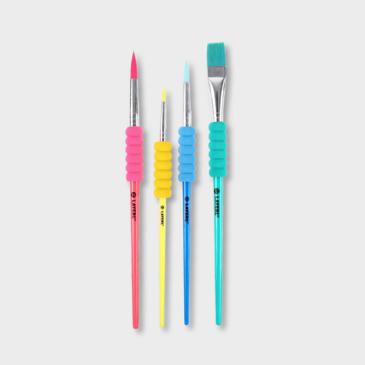 Set 4 Pinceles para Manualidades Layers Of