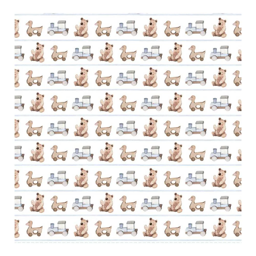 Set 4 Rollos Leather Paper Lullaby Baby Boy Papers For You - Image 2