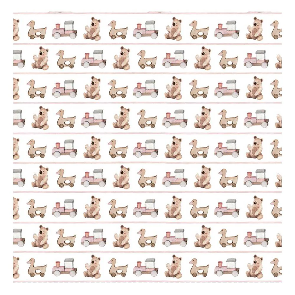 Set 4 Rollos Leather Paper Lullaby Baby Girl Papers For You - Image 2