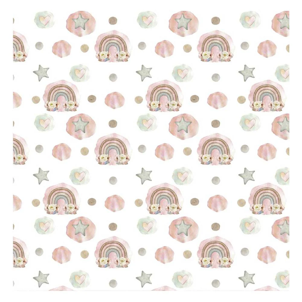 Set 4 Rollos Leather Paper Lullaby Baby Girl Papers For You - Image 3
