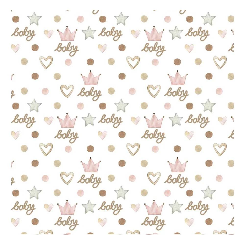Set 4 Rollos Leather Paper Lullaby Baby Girl Papers For You - Image 4