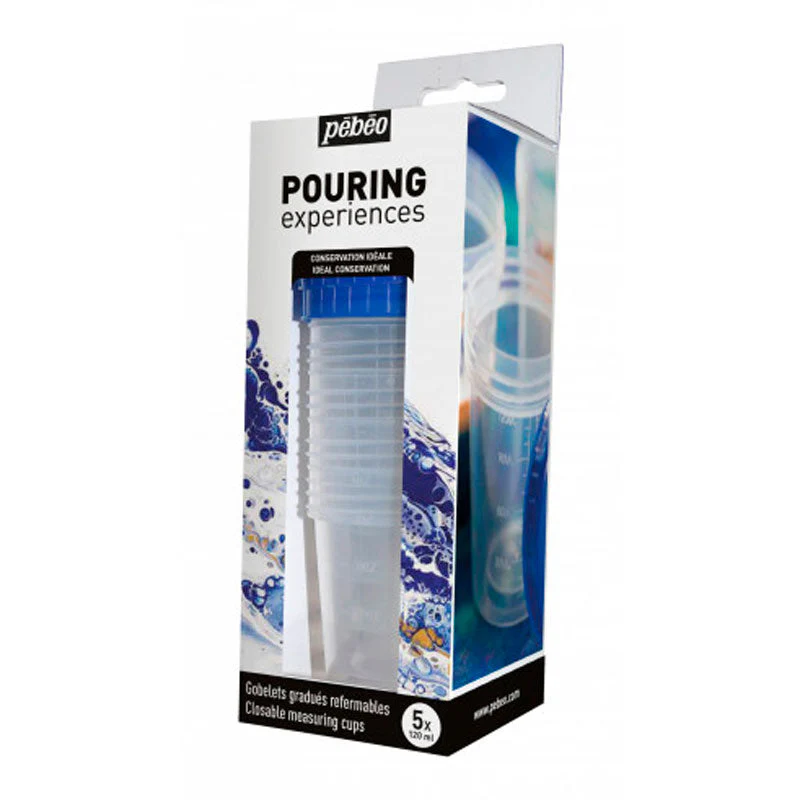 Set 5 Tazas Medidoras Pouring Experiences Pebeo