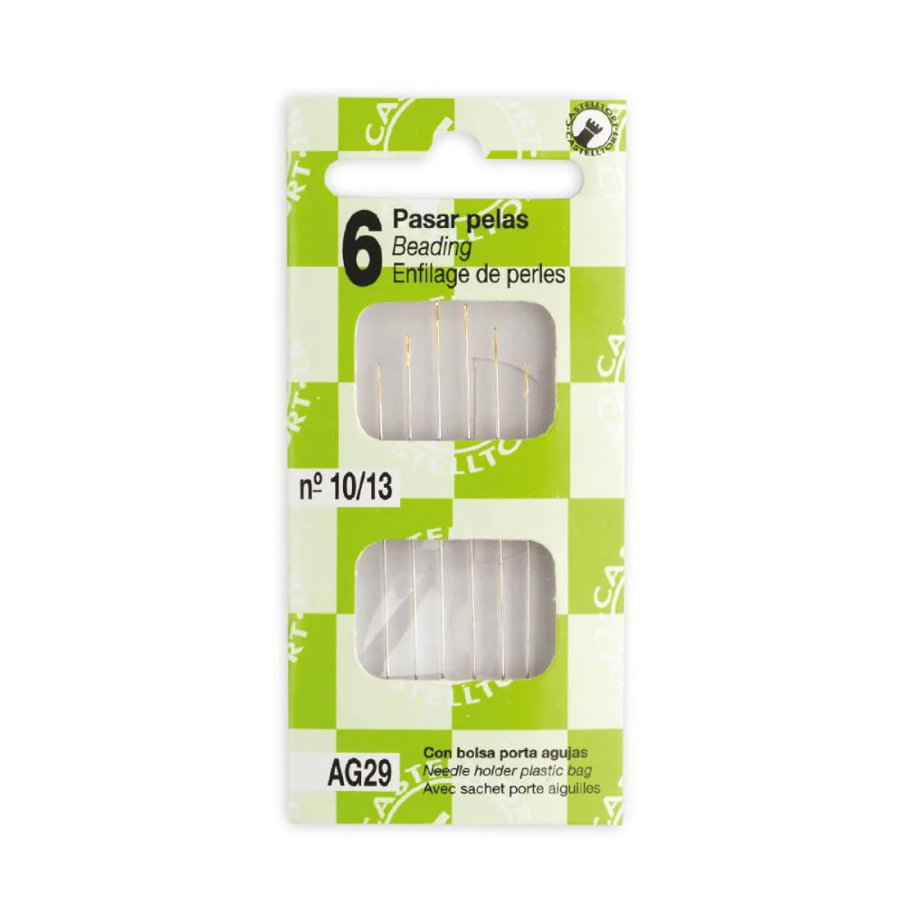 Set 6 Agujas De Pasaperlas Nº10-13 Castelltort