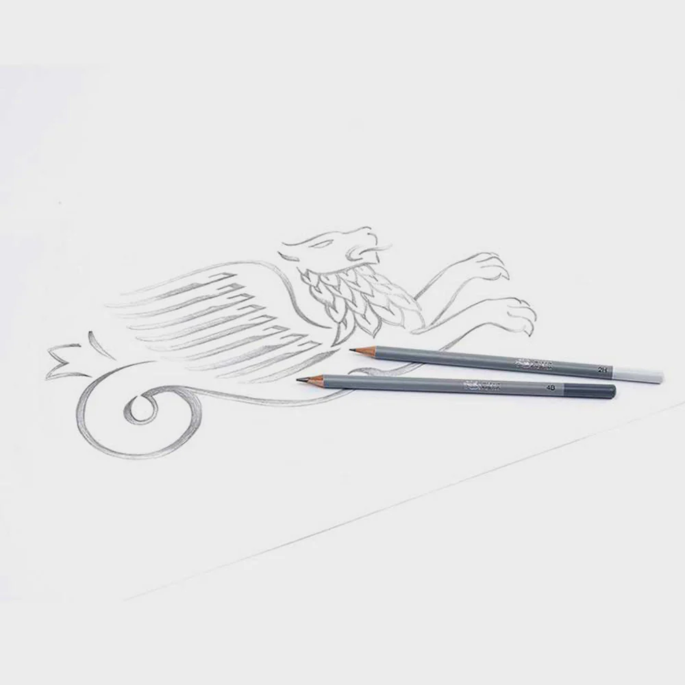 Set 6 Lápices Grafito WINSOR AND NEWTON Studio Collection - Image 3
