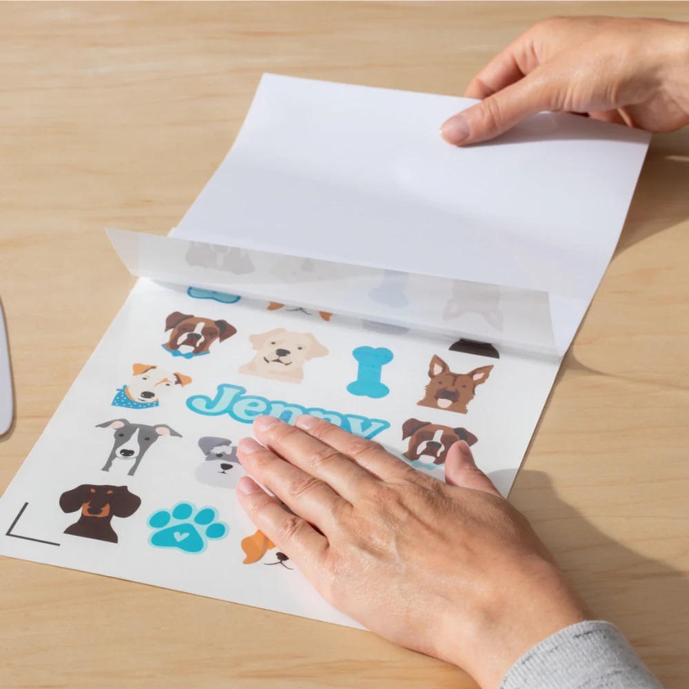 Set 6 Pegatinas Impermeables Transparente 21x29,7 Cricut Joy Xtra/Maker/Explore - Image 6