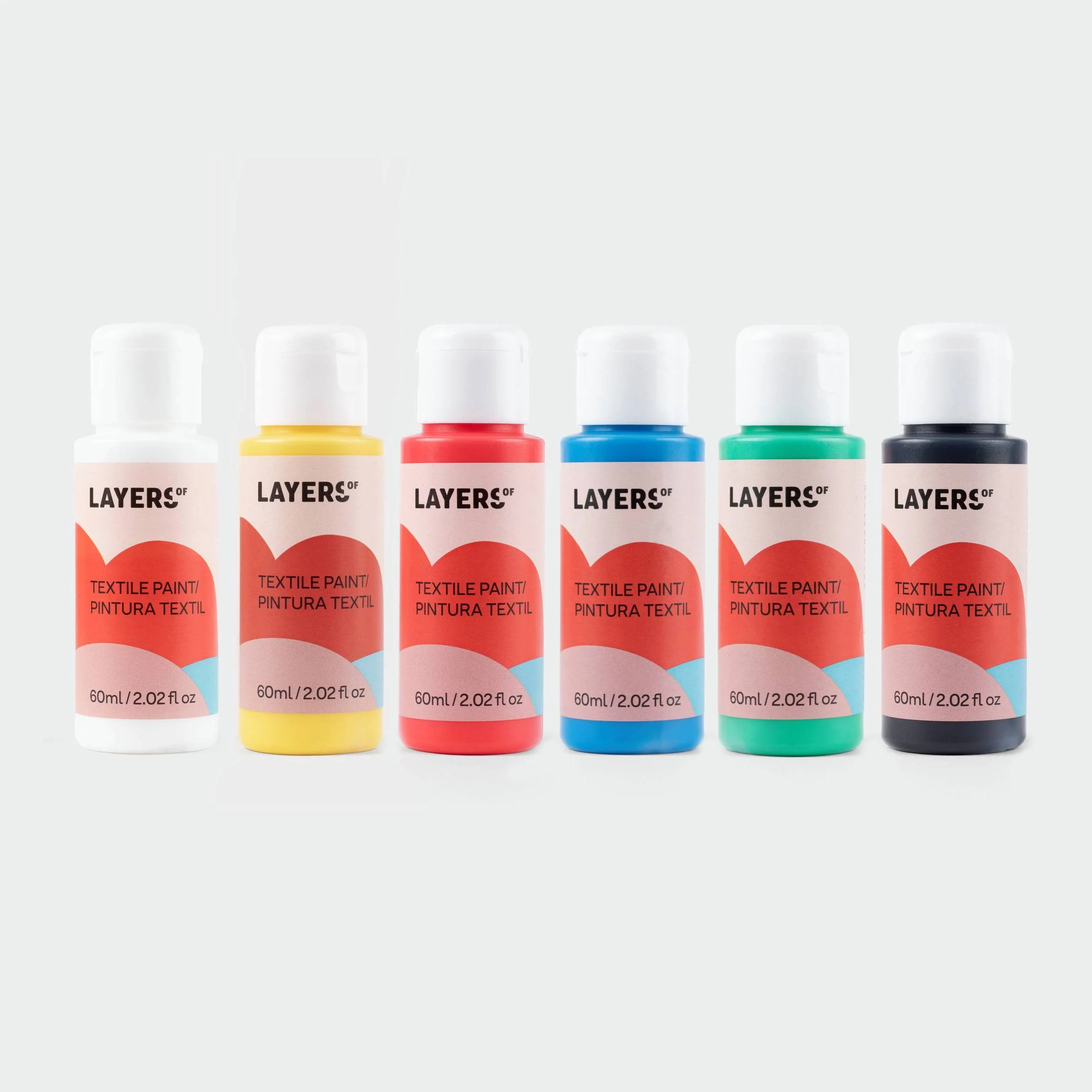 Set 6 Pinturas Textiles 60 ml Layers Of - Image 2