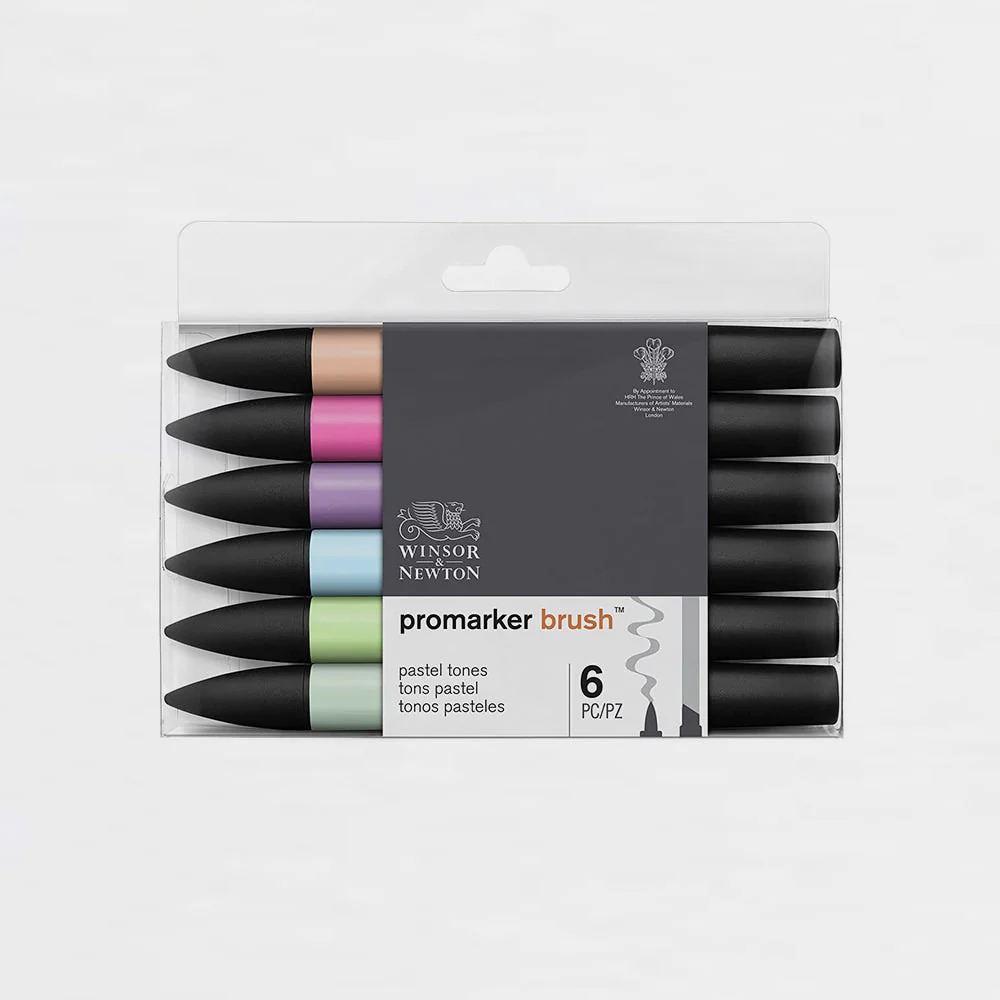 Set 6 Rotuladores Brushmarker Tonos Pastel - Image 2
