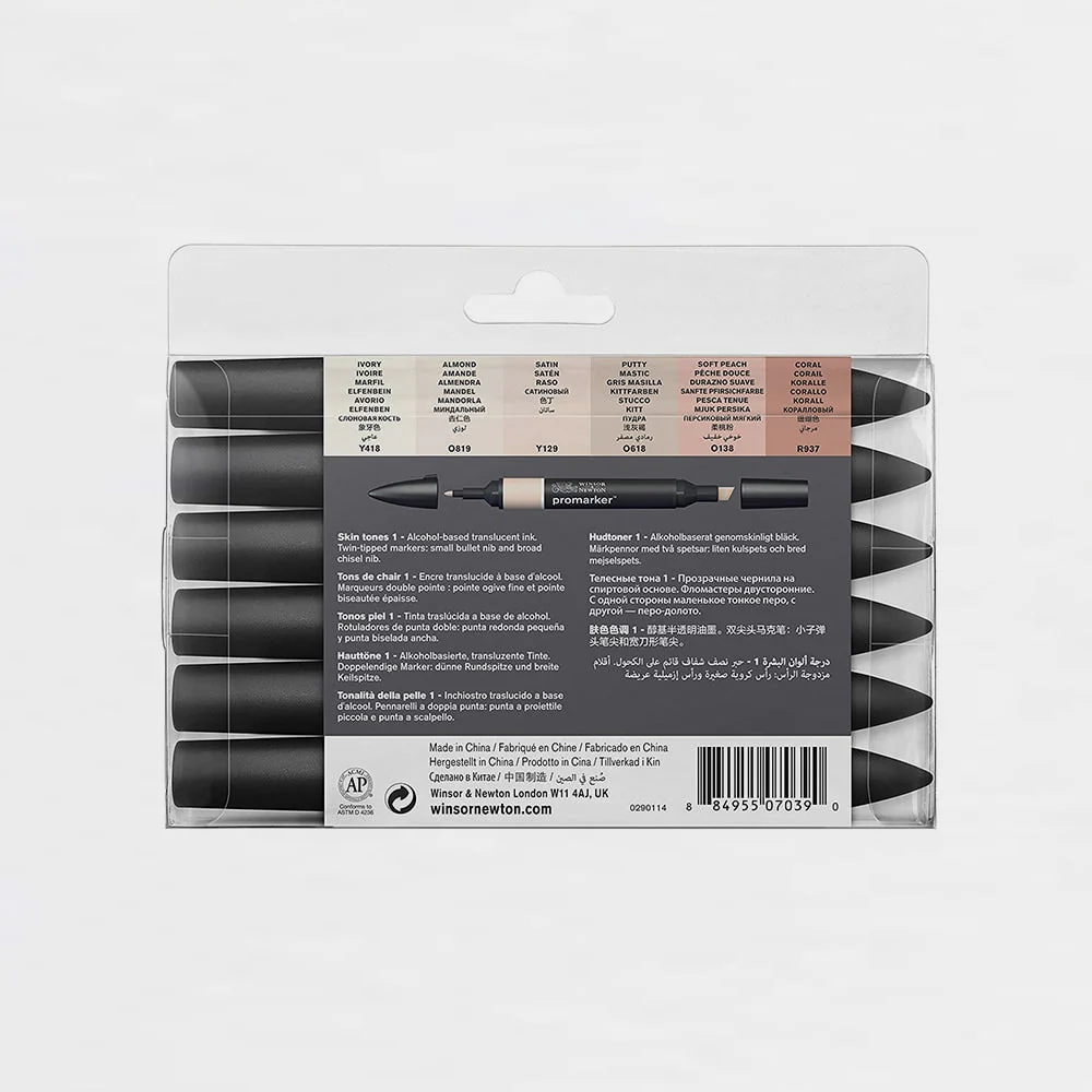 Set 6 Rotuladores Promarker Piel Winsor & Newton - Image 3