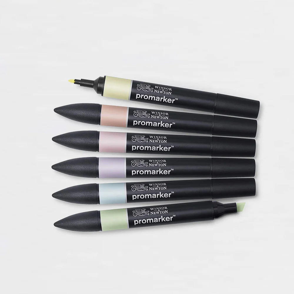 Set 6 Rotuladores Promarker Tonos Pastel