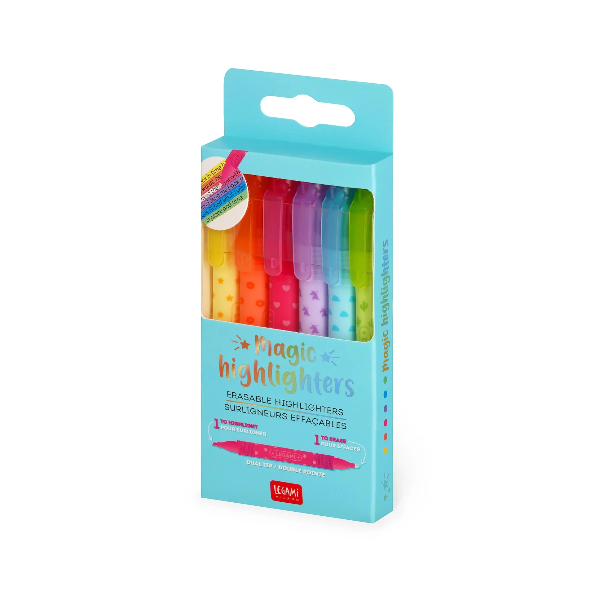 Set 6 Subrayadores Borrables Legami