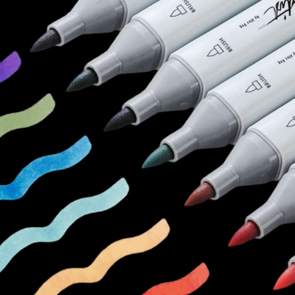 Set 60 Rotulador Alcohol Brush Marker Alex Bog - Image 3