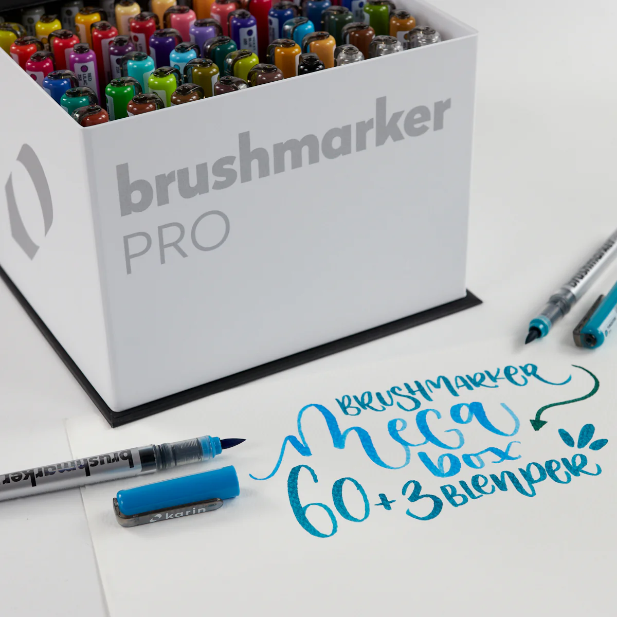 Set 63 Rotuladores Lettering Brushmarker Pro Karin - Image 7