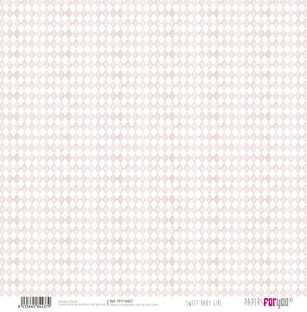 Set 8 Papeles Entelados Sweet Baby Girl Papers For You - Image 2