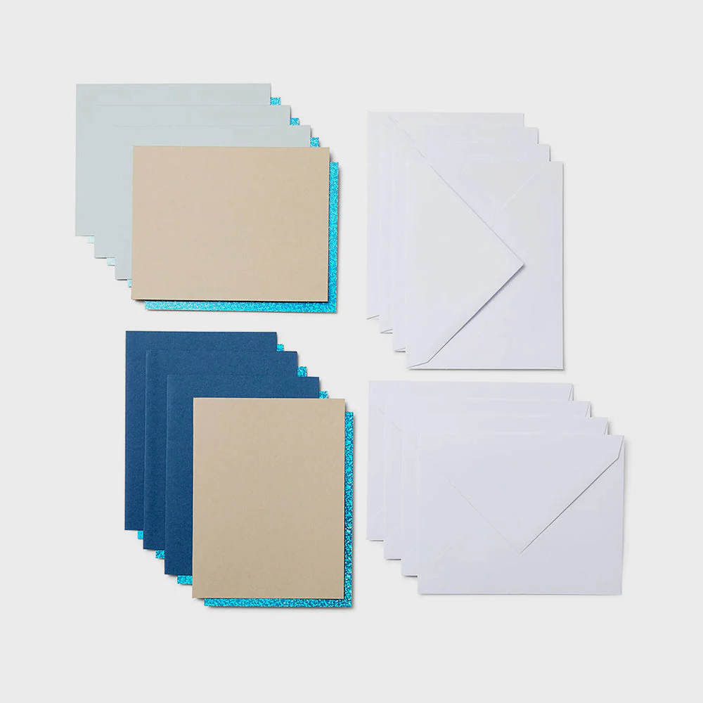 Set 8 Tarjetas Cutaway Marina A2 Cricut Joy - Image 2