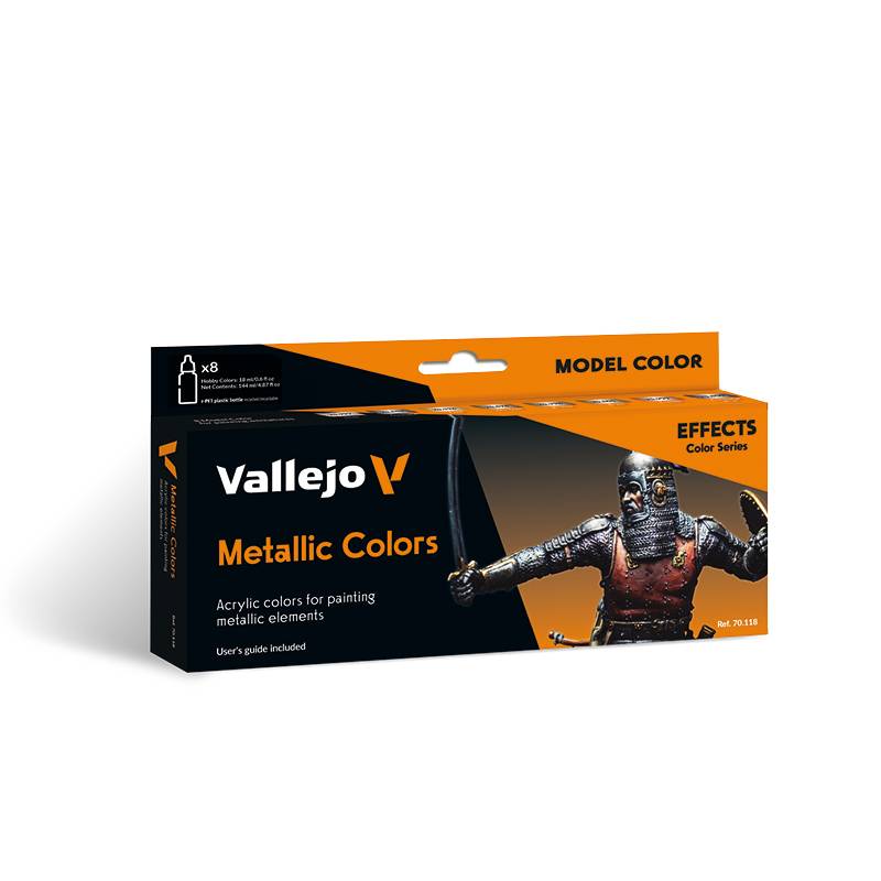 Set Acrílicos Metálicos Vallejo Model Color - Image 3