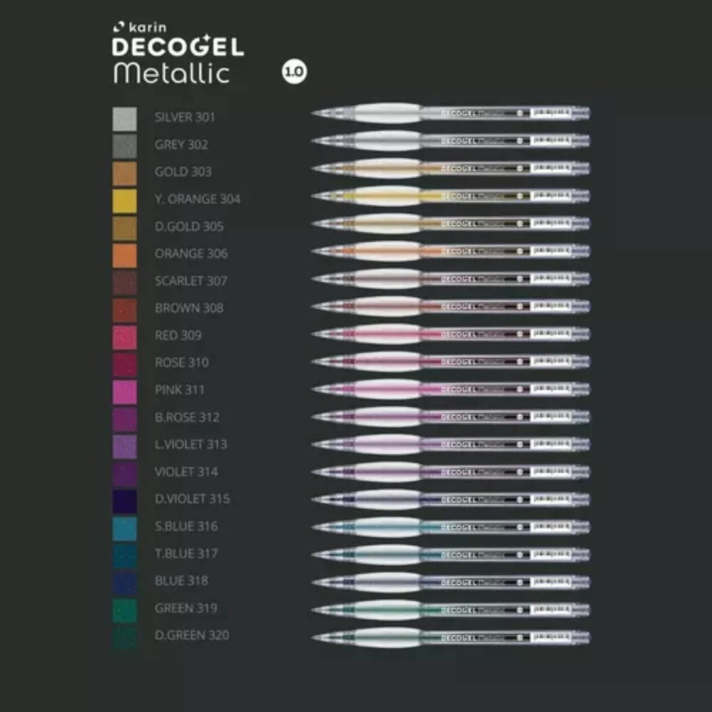 Set de 20 Colores Metallic Decogel 1.0 - Image 2