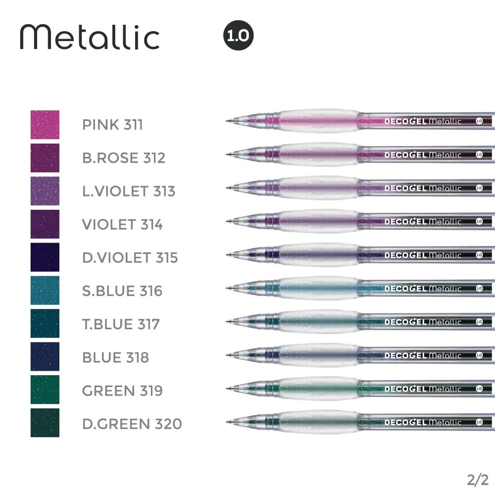 Set de 20 Colores Metallic Decogel 1.0 - Image 6