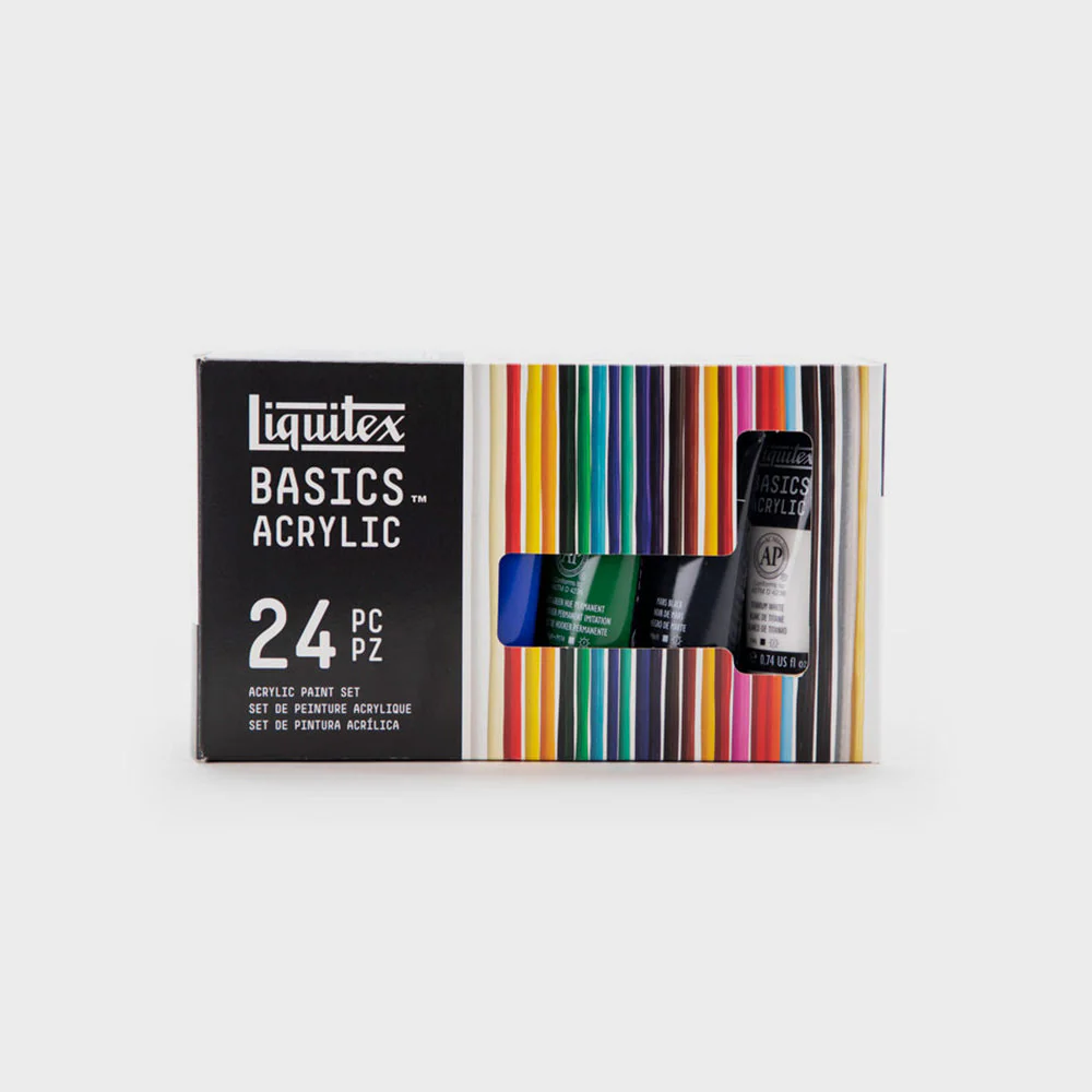 Set de Acrílicos de la línea Basics 24 tubos 22ml Liquitex - Image 3