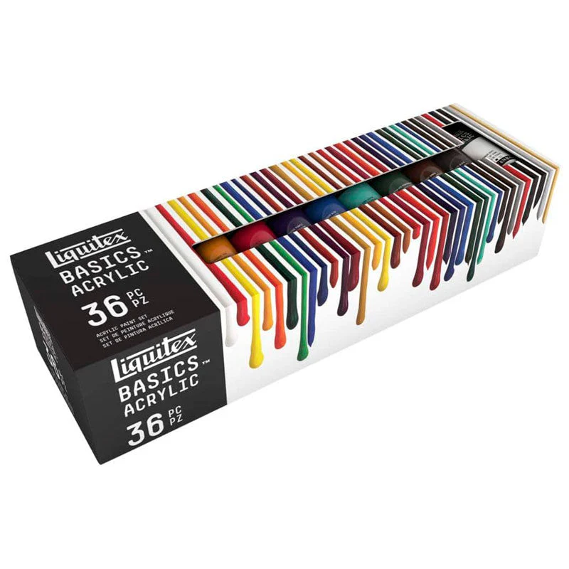 Set de Acrílicos de la línea Basics 36 tubos 22ml Liquitex - Image 2