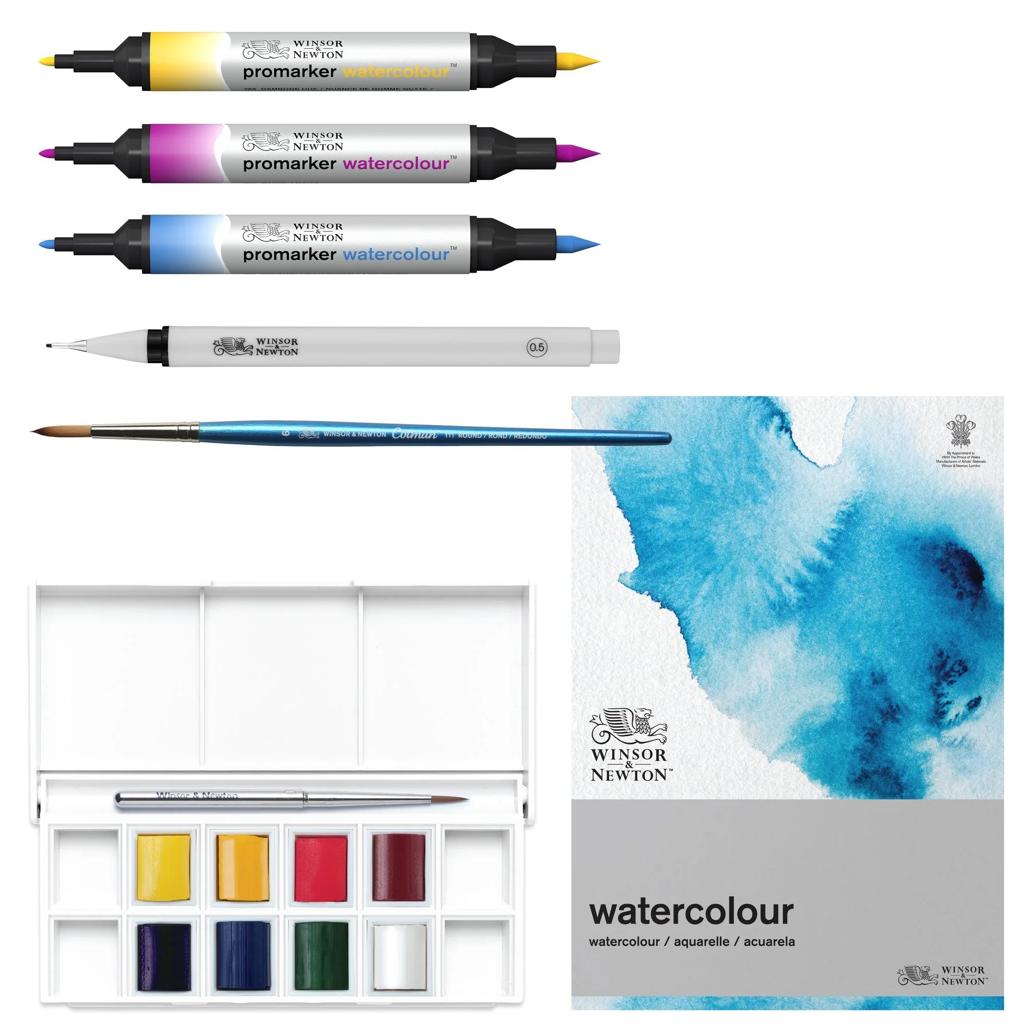 Set de Acuarela Mixed Media Winsor & Newton