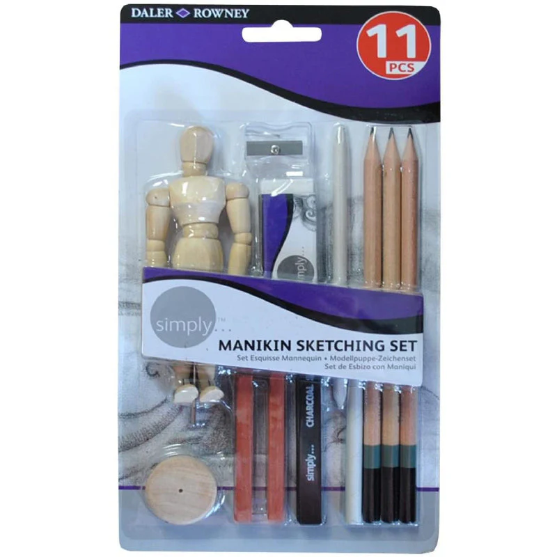 Set de Esbozo con Maniquí Daler Rowney