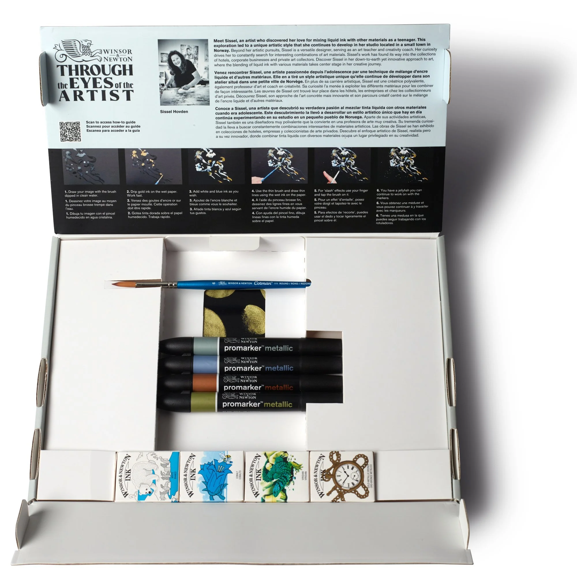Set Metálico Mixed Media Winsor & Newton - Image 3