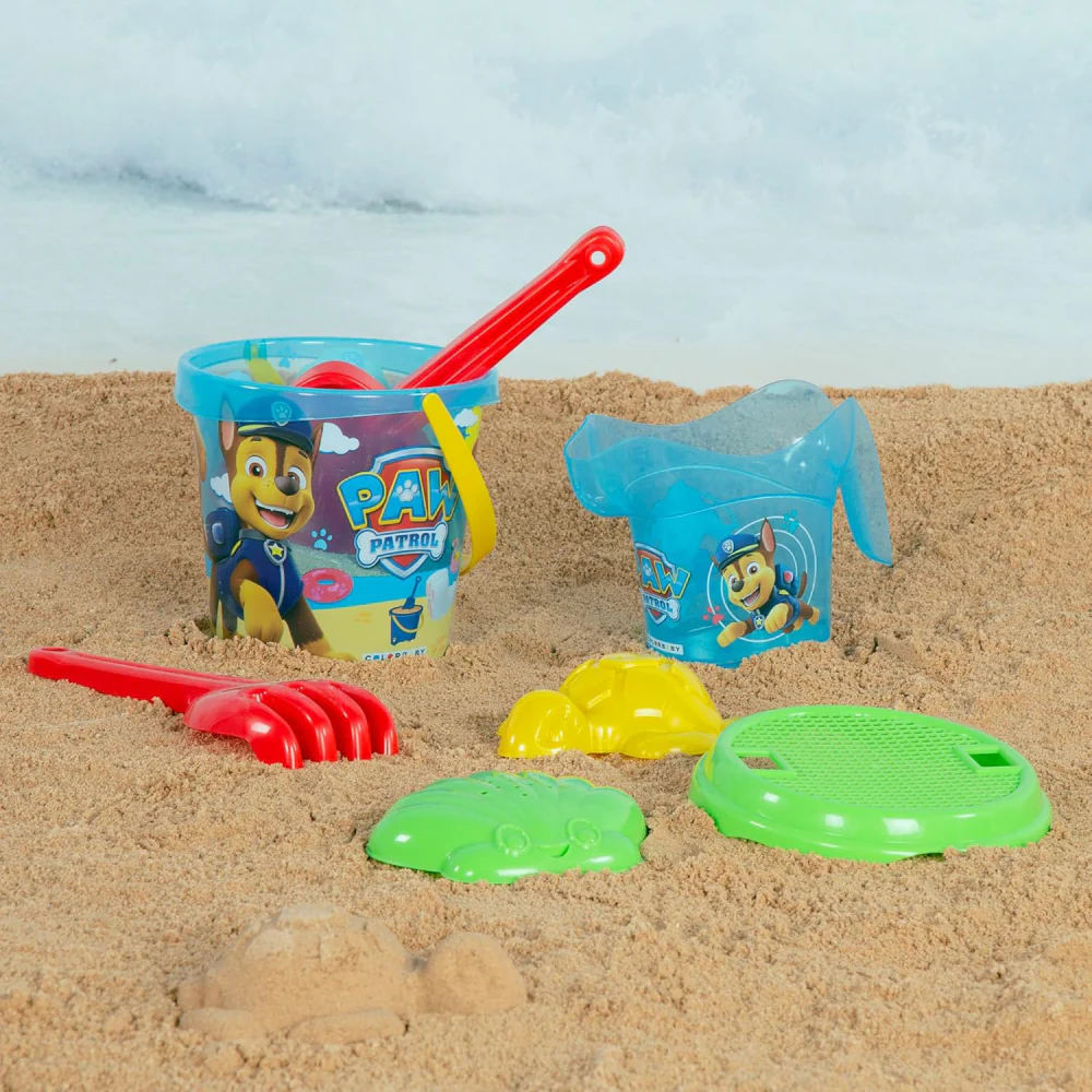 Set Mochila + Cubo y Palas de Playa Patruña Canina Colorbaby - Image 3