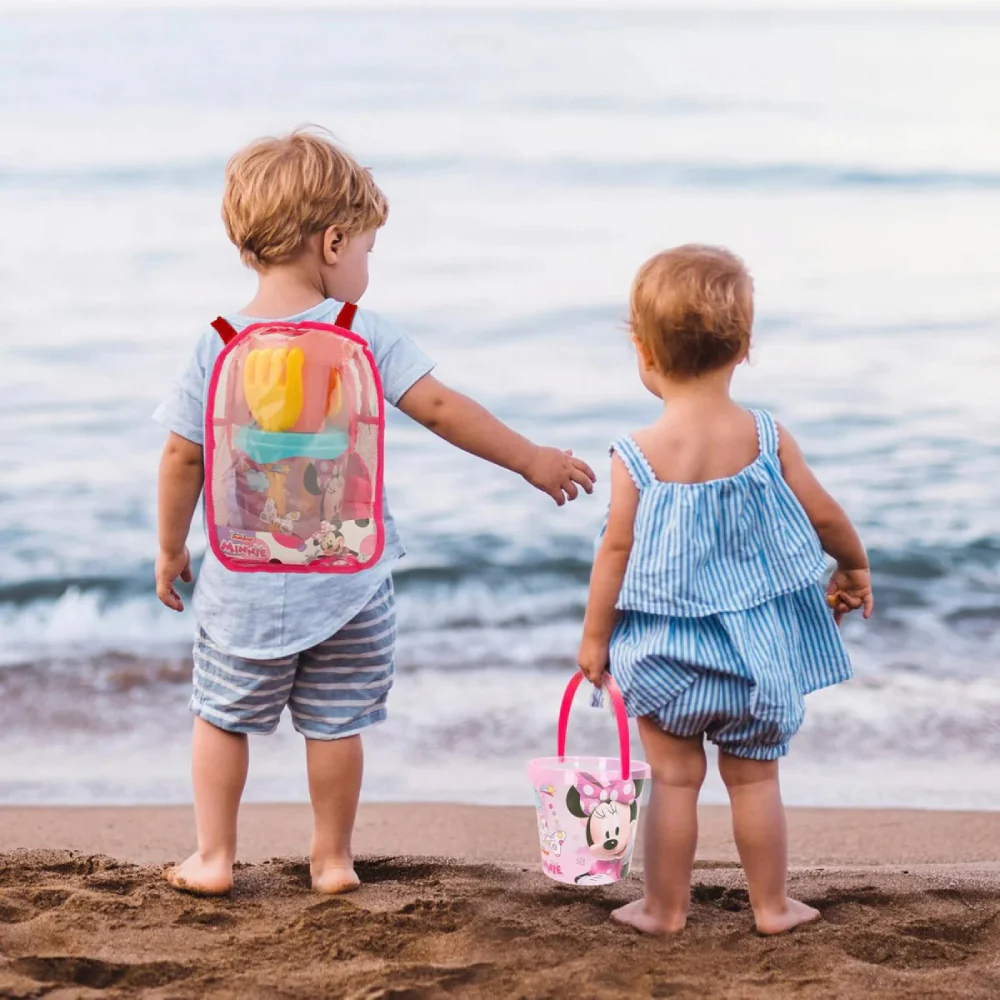 Set Mochila y Cubo + Palas de Playa Minnie Mouse Colorbaby - Image 2