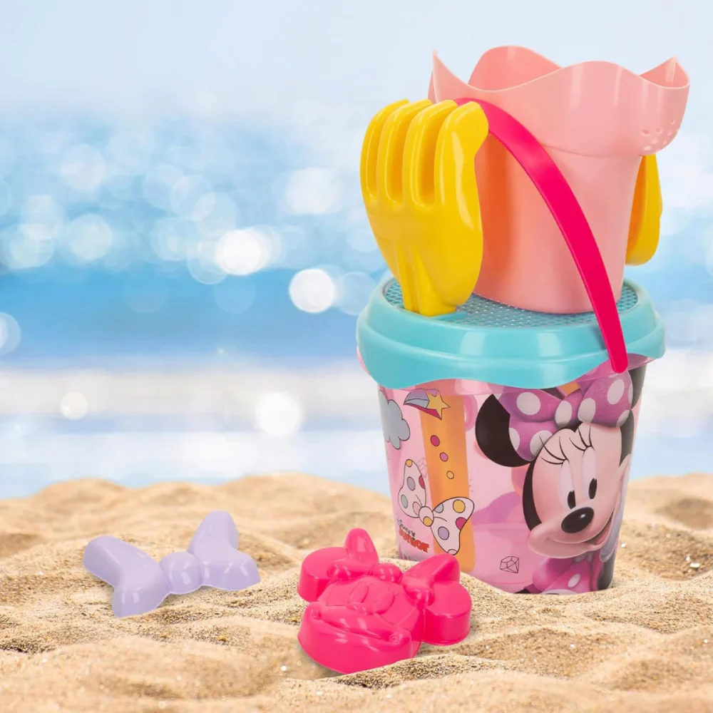 Set Mochila y Cubo + Palas de Playa Minnie Mouse Colorbaby - Image 3