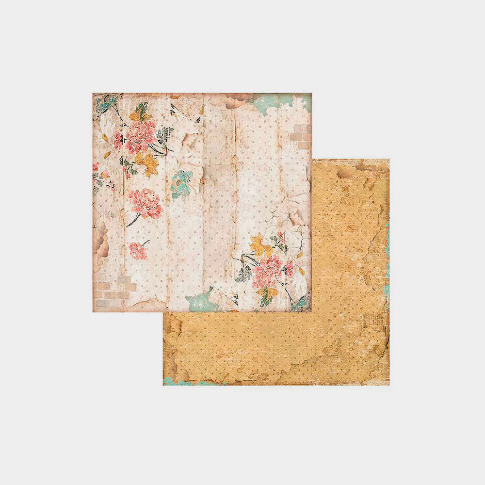 Set Papel Scrap Backgrounds Selection Alice 8x8 Stamperia - Image 2