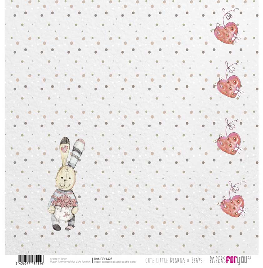 Set Papeles Scrap 30x30 Bunnies Papers For You - Image 11