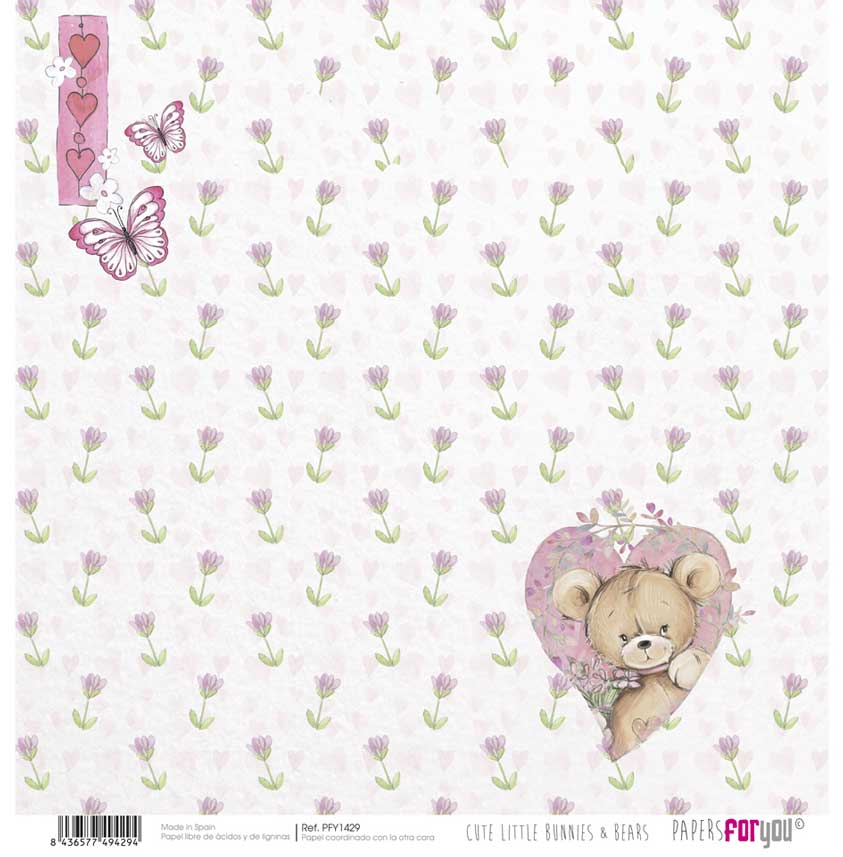 Set Papeles Scrap 30x30 Bunnies Papers For You - Image 19