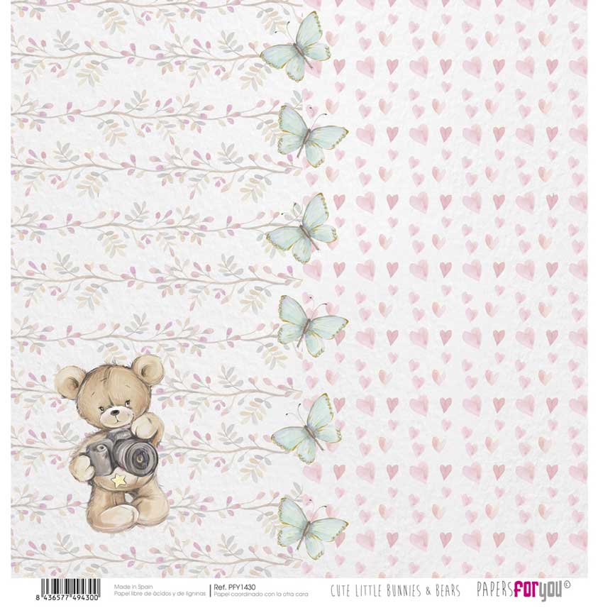 Set Papeles Scrap 30x30 Bunnies Papers For You - Image 21