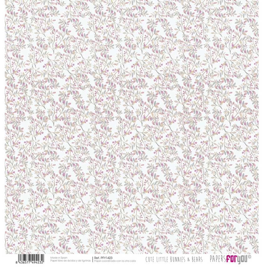Set Papeles Scrap 30x30 Bunnies Papers For You - Image 8