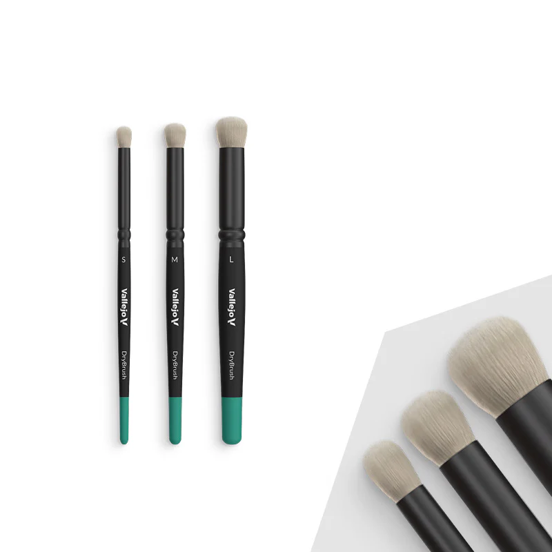 Set Pinceles Modelismo Natural Dry Brush Vallejo Model - Image 2