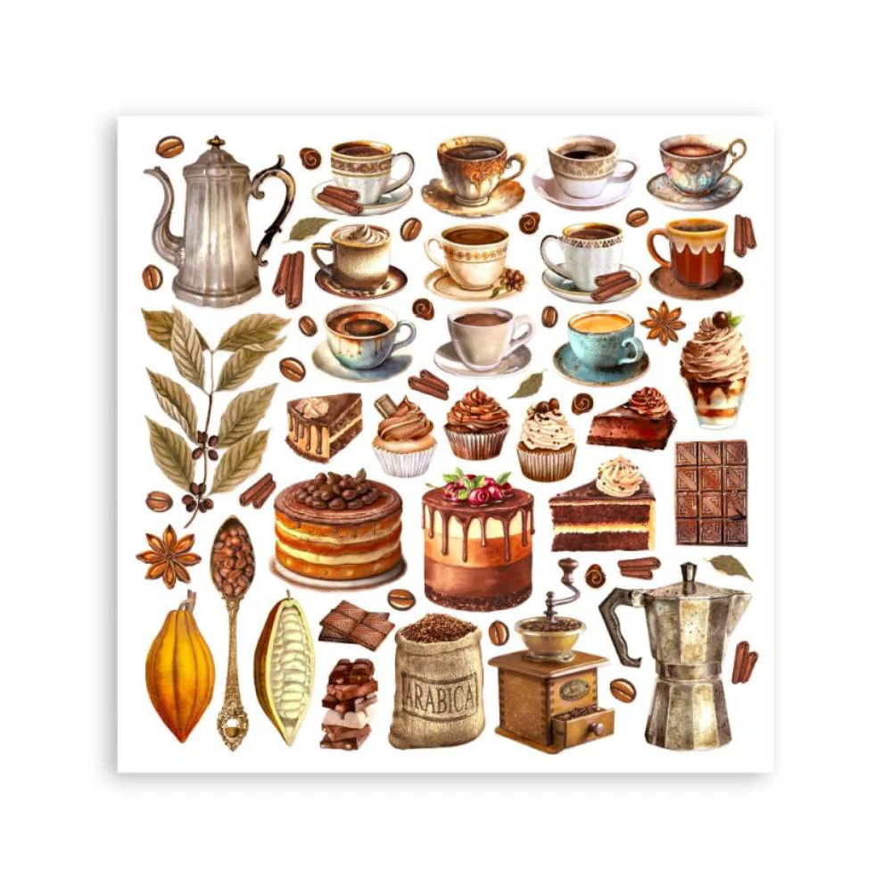 Set Scrap 10 Hojas Coffee & Chocolate - Image 13
