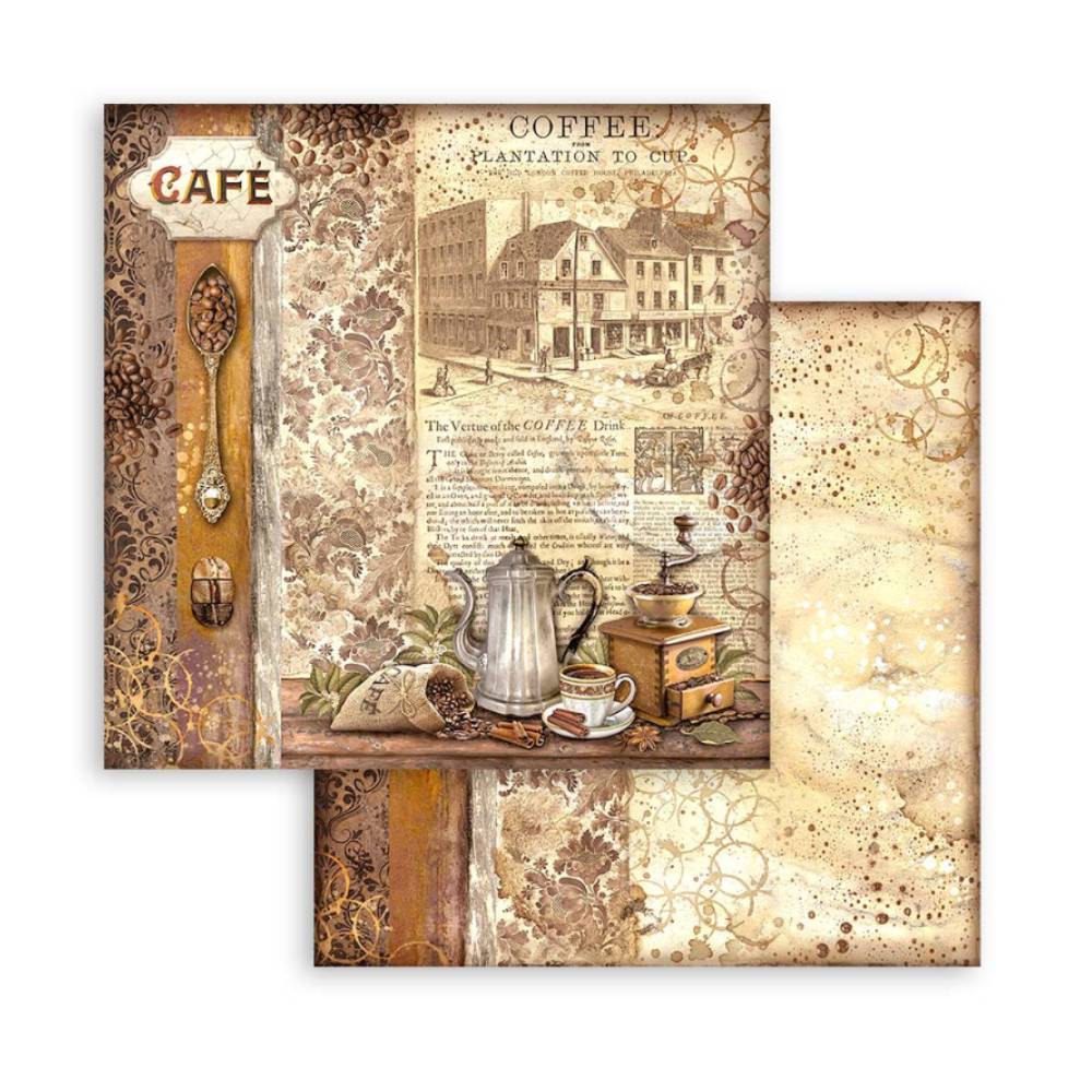 Set Scrap 10 Hojas Coffee & Chocolate - Image 4