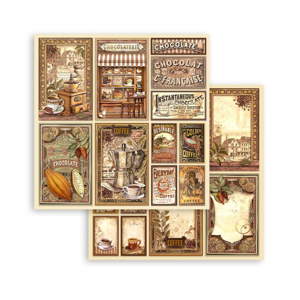 Set Scrap 10 Hojas Coffee & Chocolate - Image 6